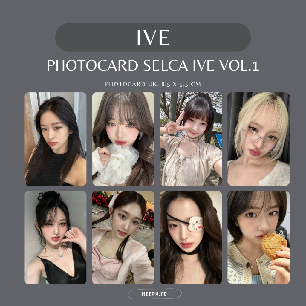 [IVE SELCA] PHOTOCARD IVE SELCA VOL.1