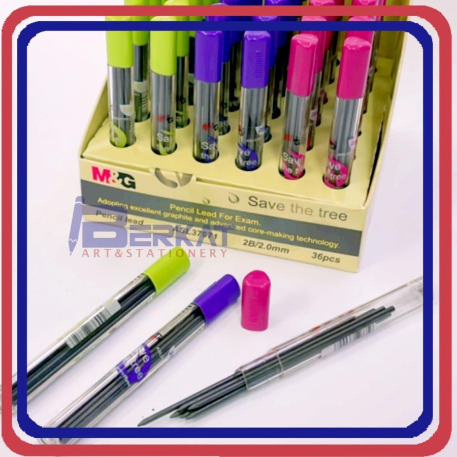 

M&G Isi Pensil Besar / Pencil Leads 2.0mm 2B