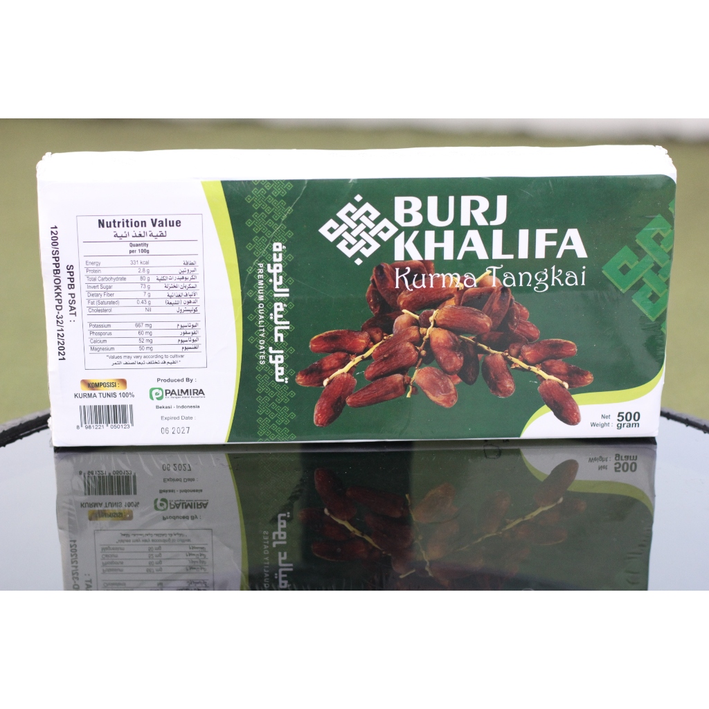 

KURMA TUNIS TUNISIA TANGKAI KEMASAN 500 Gram