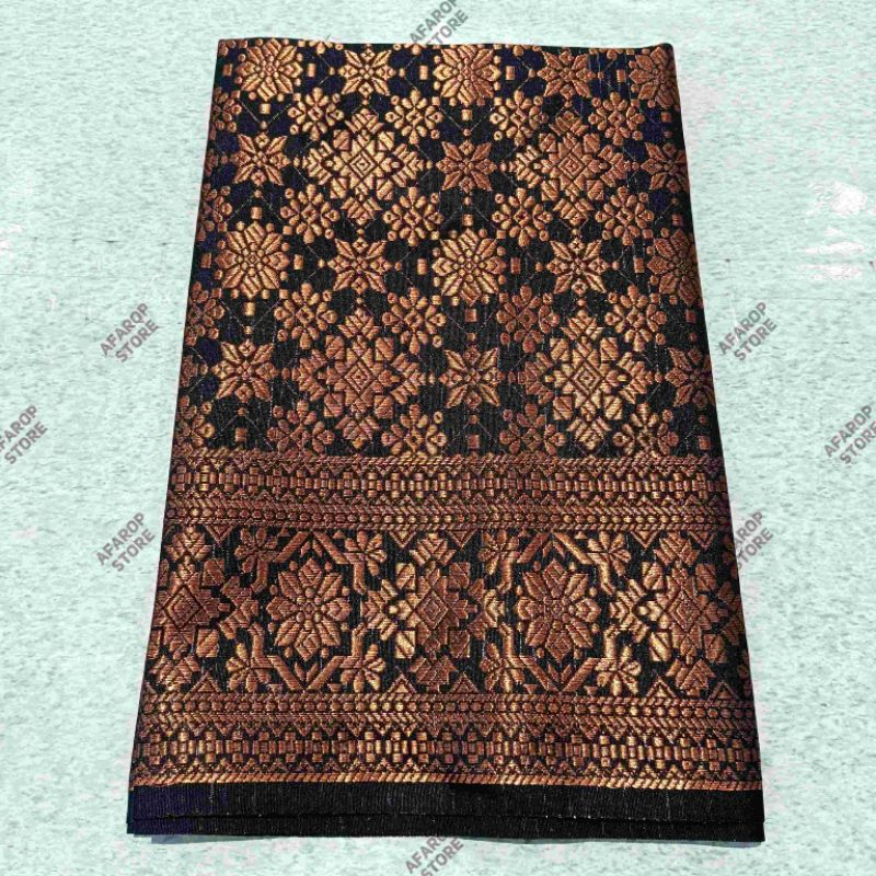 Hot Product Kain Songket Cowok Palembang Motif//Rumpak Cowok Motif Terbaru//Sarung Songket Cowok