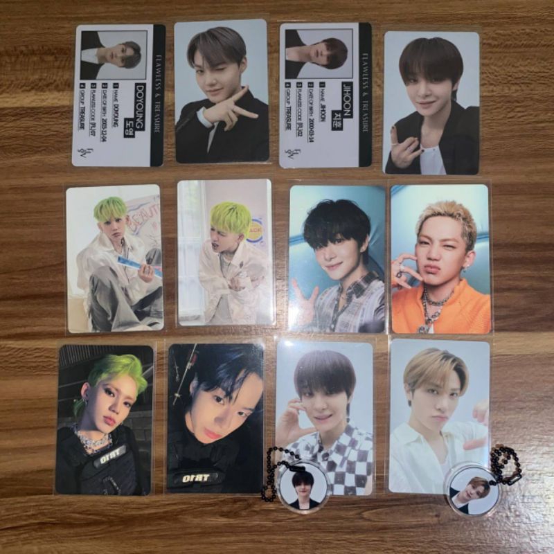 PC Photocard Treasure Official Jihoon Hyunsuk Junghwan Jaehyuk Doyoung Flawless Crocs Kolbuk Magazin