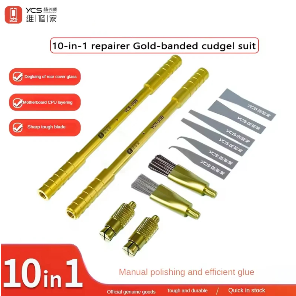 

Pisau Ic YCS YCS-JGB 10 IN 1 Double Gagang Plus Kuas Cleaning original