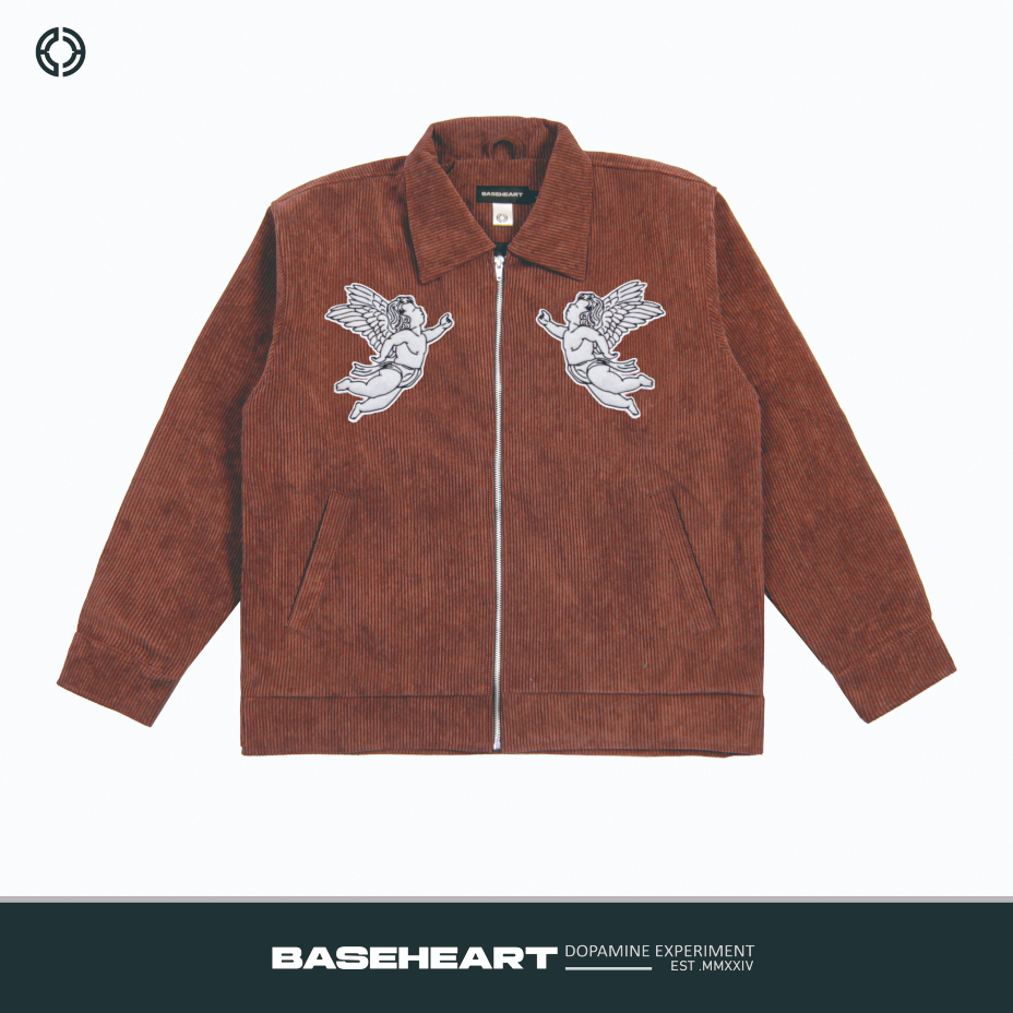 BASEHEART - Work Jaket Corduroy Winged Angel