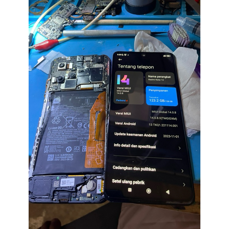 Lcd ori copotan redmi note 12 4G