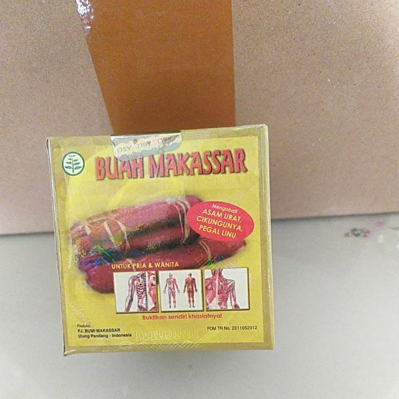 

buah makasar PER KARTON ISI 100 KOTAK