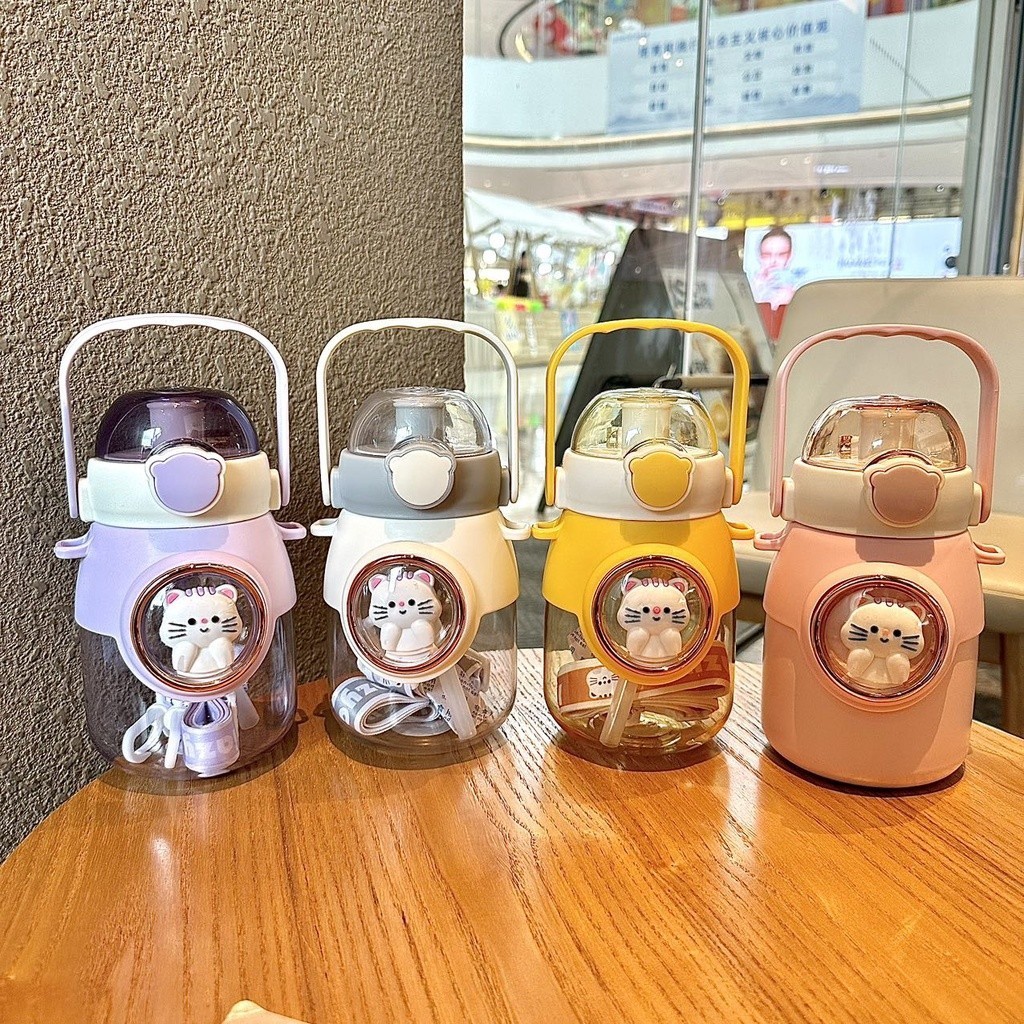 Botol Minum Lucu Motif Kucing | Botol Minum Anak | Botol Minum Lucu