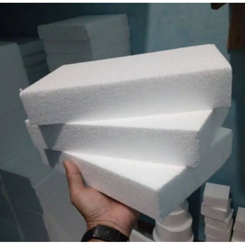 

D (D9) PAPAN STEROFORM GABUS LEMBARAN TEBAL 5 CM UKURAN 20 X 5 CM KUALITAS MEDIUM