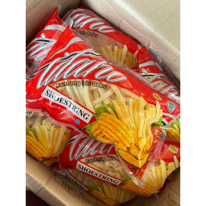 

Idaho Shoestring 500 Gram Kentang Goreng Beku no Idaho