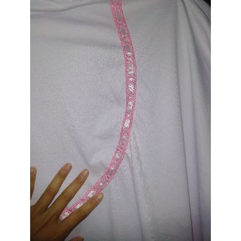 preloved like new jilbab rabbani list innova baby pink