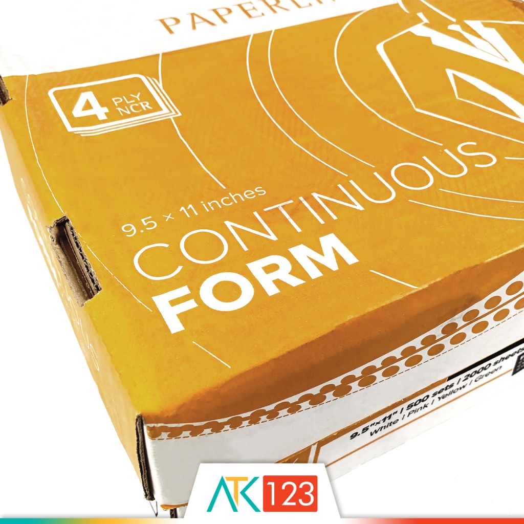 

H7Y Continuous Form Paperline 4 Ply Warna 9 1/2 x 11 in (K4 W PRS)