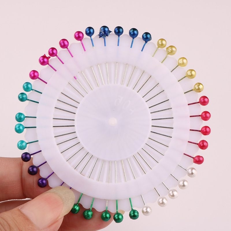 Jarum pentul bulat piring untuk pin hijab jilbab peniti baju