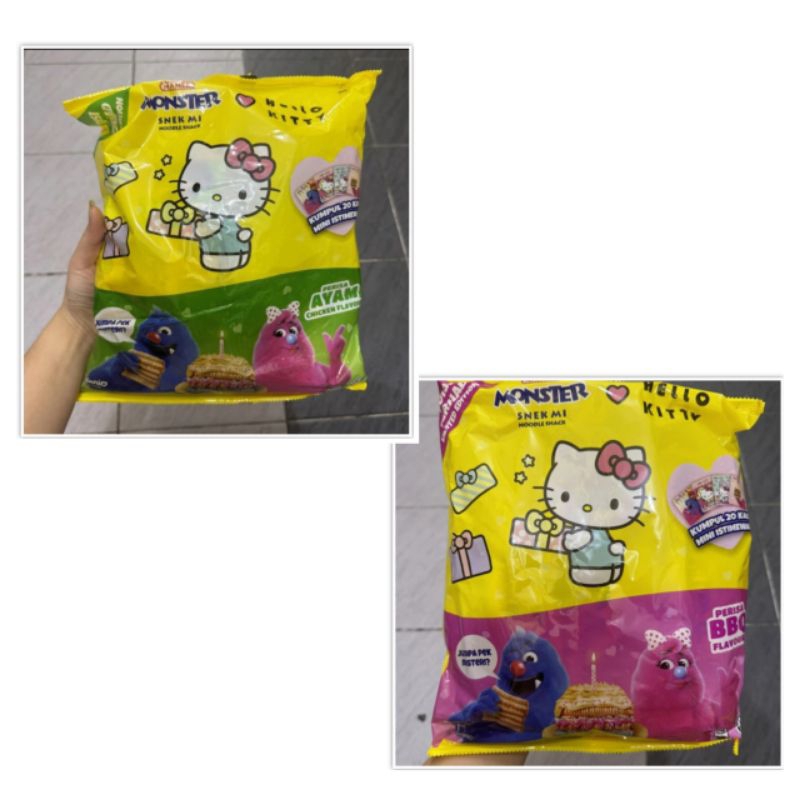 

Mamee Monster Hello Kitty Chicken Bbq isi 8 Snack Cemilan