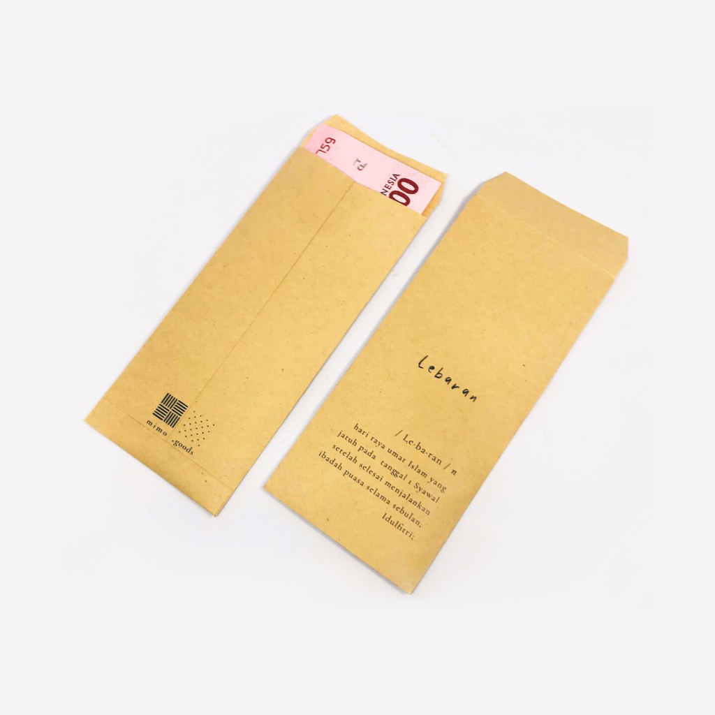 

Amplop THR Lebaran Unik ( Rustic ) uang tanpa dilipat