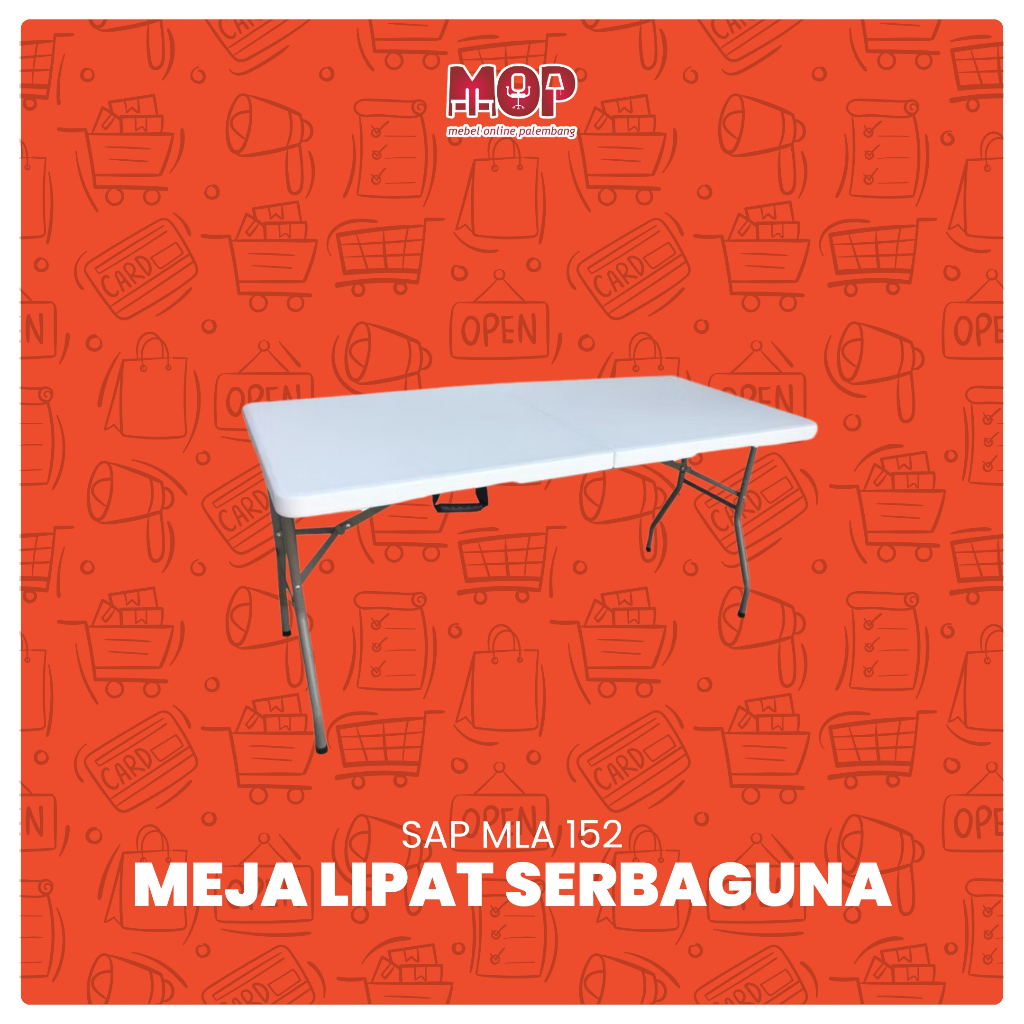 Meja Lipat Plastik Meja Makan Lipat Meja Folding Desk Fiber