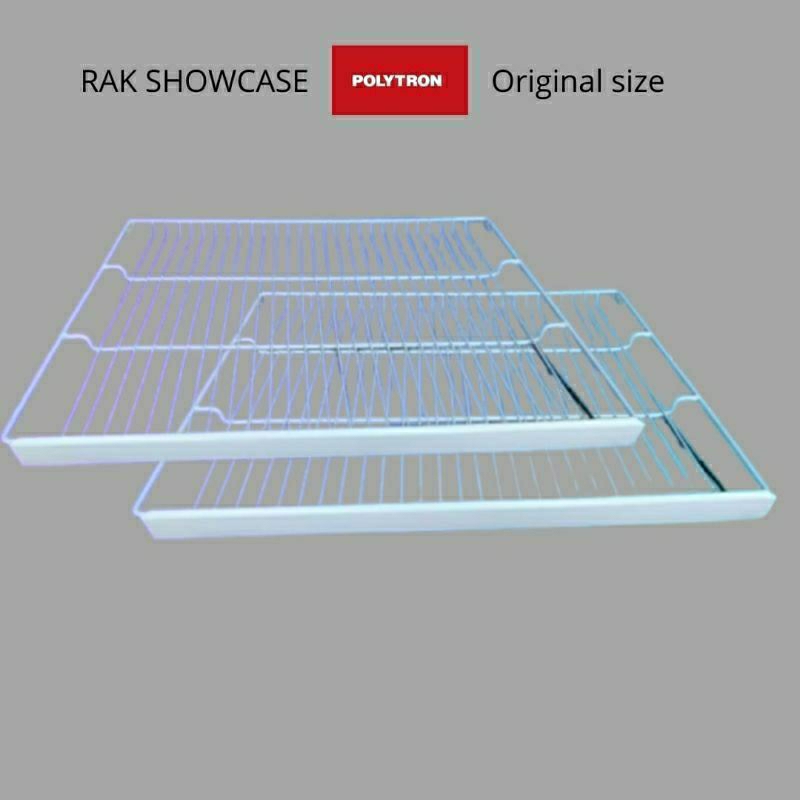 rak showcase polytron ambalan showcase rak es