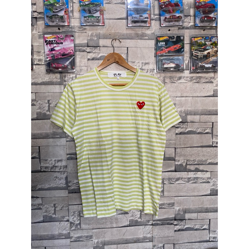 kaos play x cdg stripe