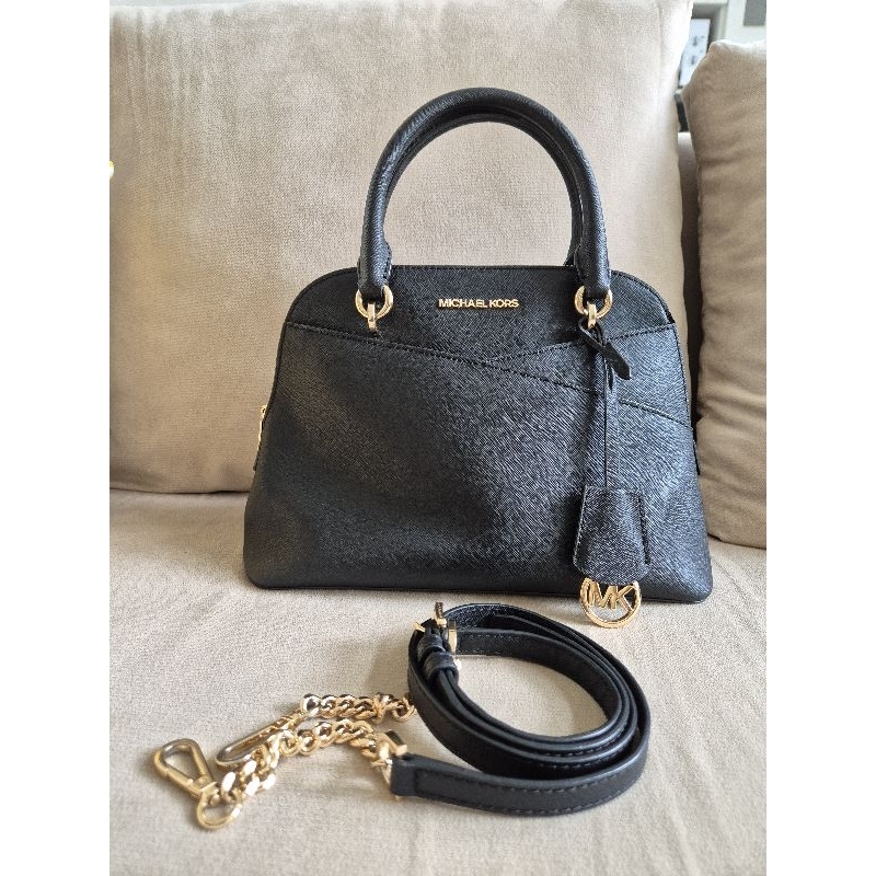 MK jet set travel dome setchel medium black