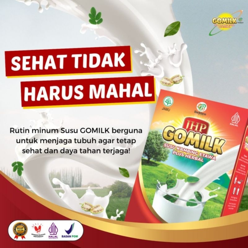 

Susu Gomilk Susu Kambing Etawa Plus Herbal untuk Kesehatan Tulang 200gram