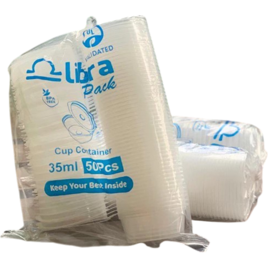 [50Pcs] Cup Puding Mini 100ml | Cup Mika Pudding Jelly Sambal Sauce Cup Agar-agar