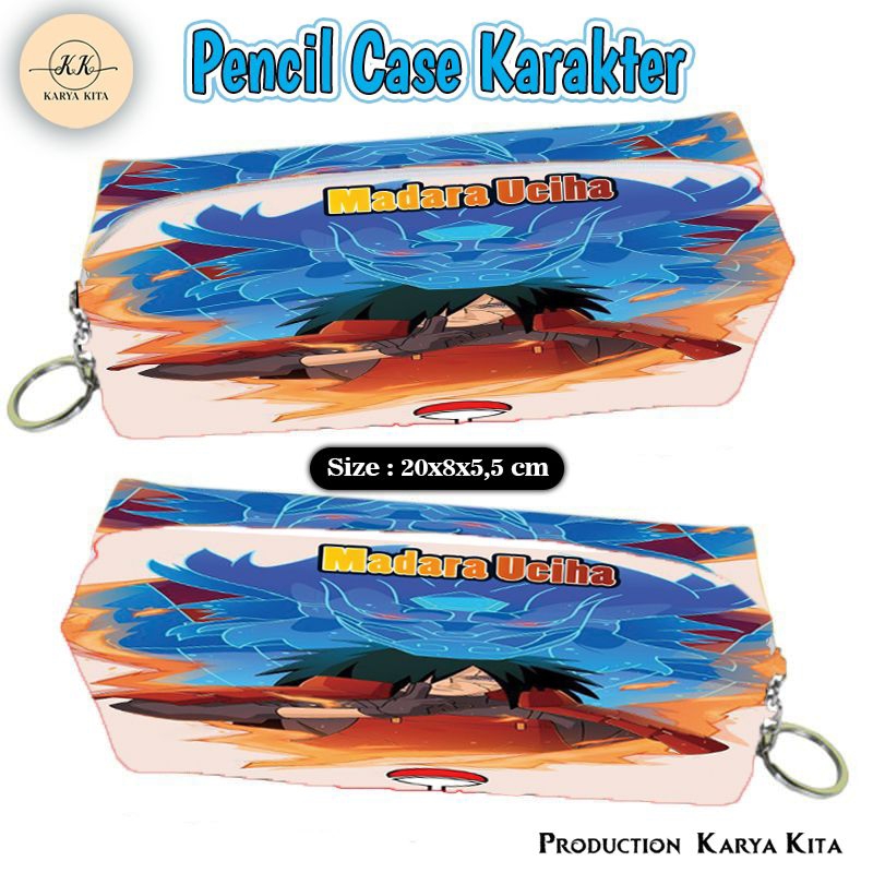 

Tempat pensil multifungsi karakter, tempat pensil multifungsi anak gambar madara uciha/Tempat pensil anime
