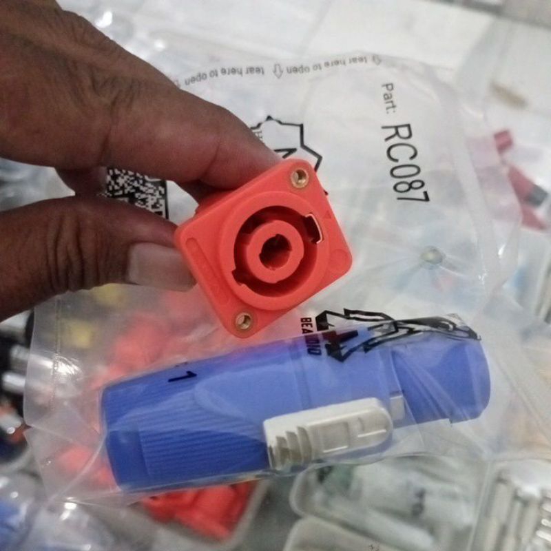 SOKET SPIKON BMA JACK SPIKON BMA ORIGINAL 100% SET SOCKET SPIKON JEK SPIKON SOKET SPEAKON JAK SPIKON