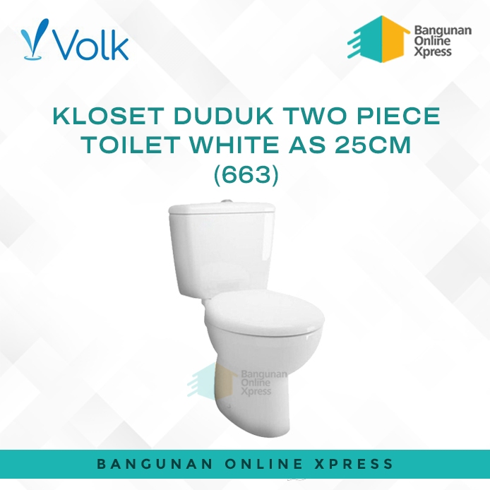 KLOSET DUDUK VOLK TWO PIECE 663