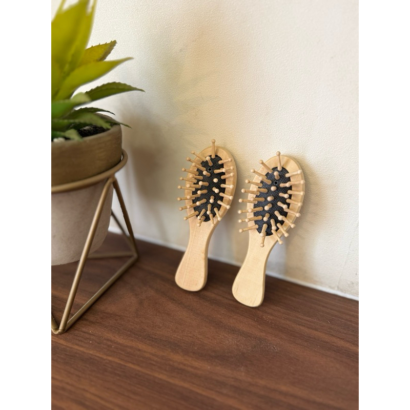 Souvenir Pernikahan Sisir Kayu isi 50 pcs (tanpa dus)