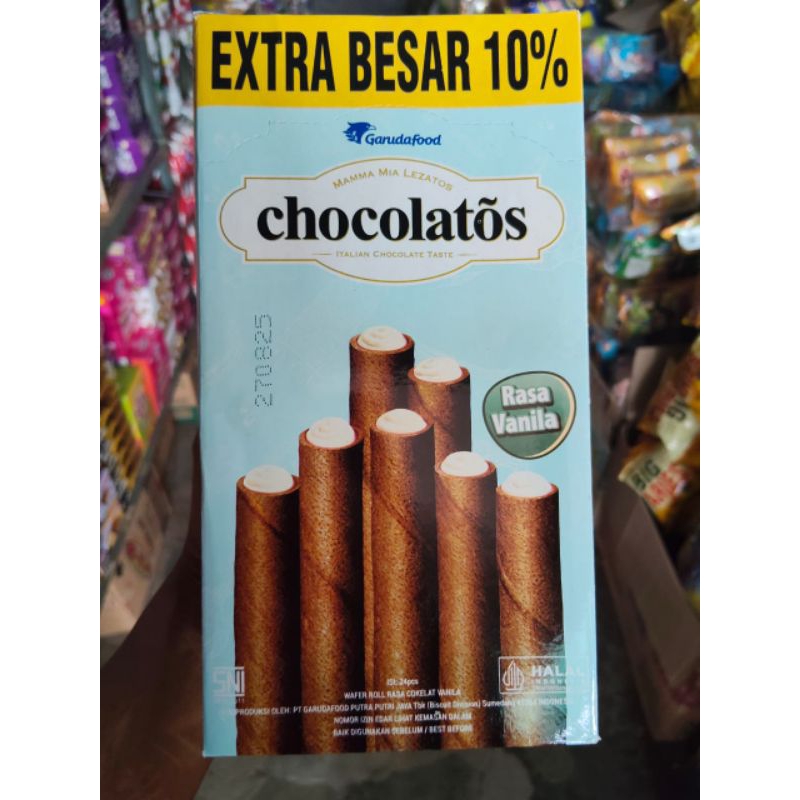 

chocolatos extra besar isi 24 pcs rasa vanila