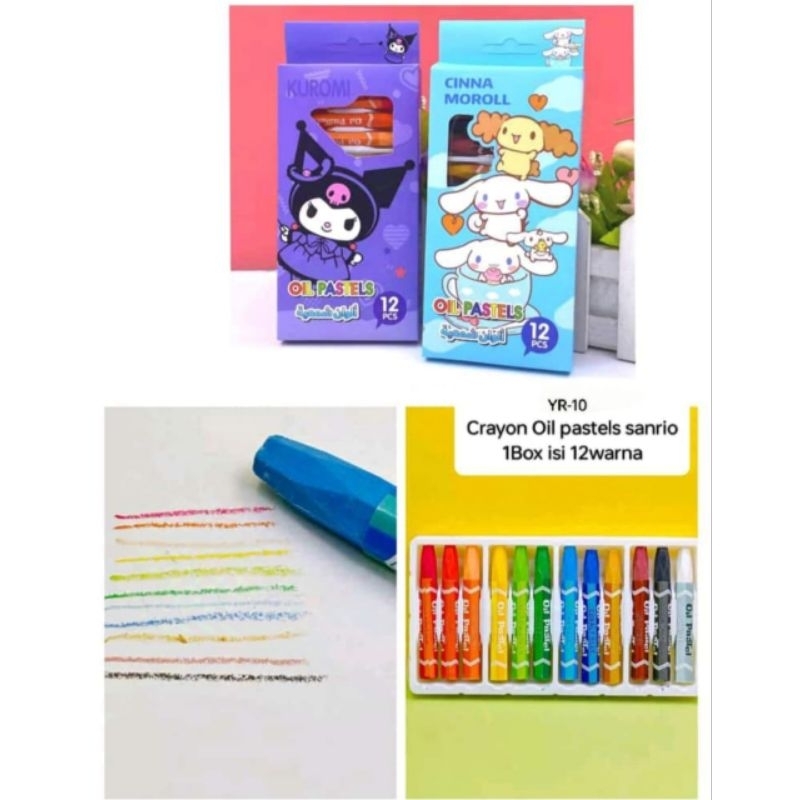 

1LUSIN CRAYON SANRIO ISI 12 PAK