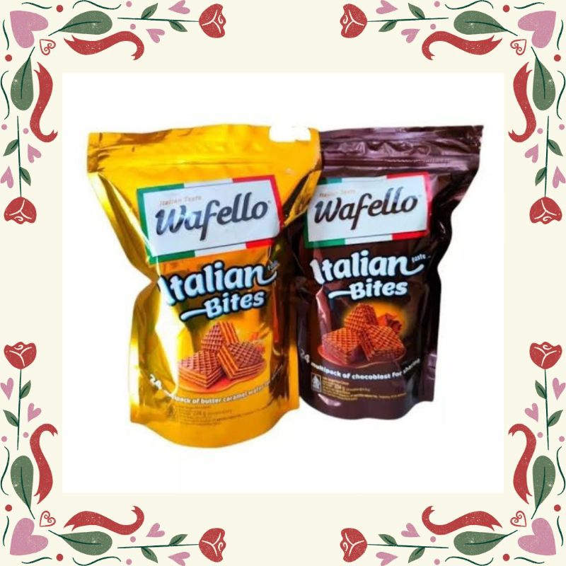 

Wafello Butter Caramel & Choco Blast Pouch Besar 234GR