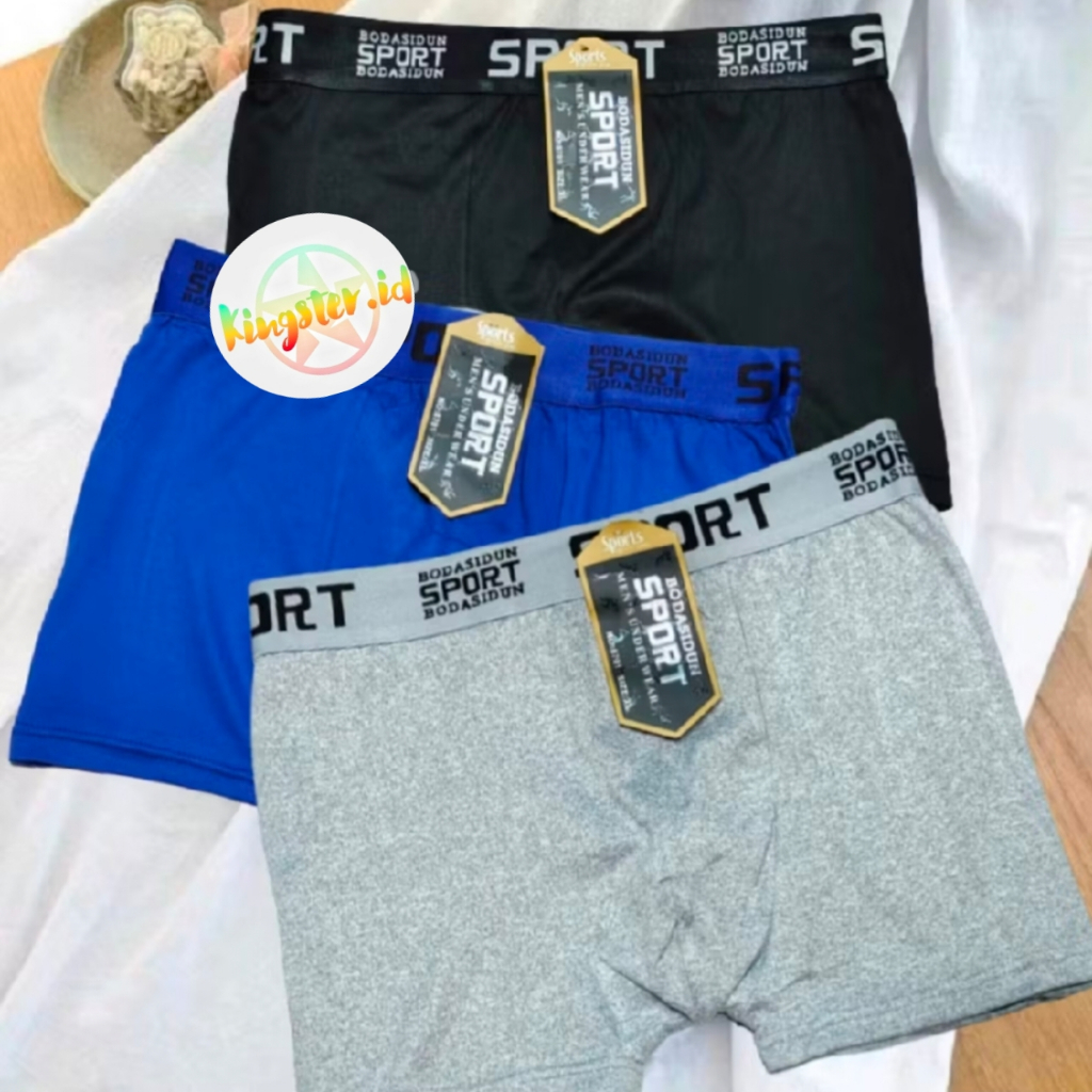 ( 6 - 12 Pcs ) Boxer Pria Dewasa / CD Boxer Pria / Boxer Pria Pinggang Besar