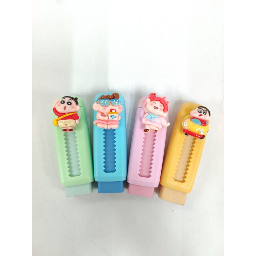 

ERASER Penghapus Mekanik MOTIF BENTUK KOTAK BERWARNA 1PCS