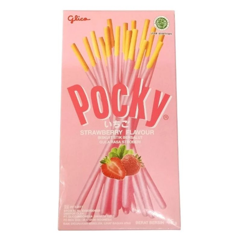 

Pocky Strawberry Flavour Biskuit Stick Strawberry 45 g