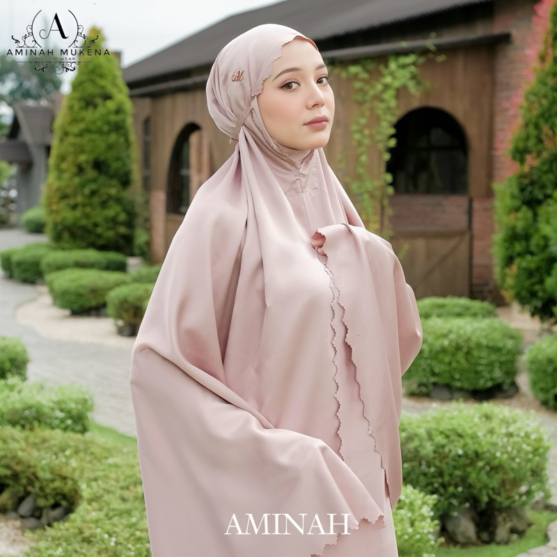 Mukena Dewasa Silky Traveling Daily Aminah Lasercut