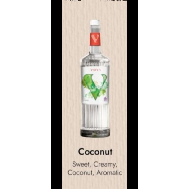 

voya coconut 750 ml