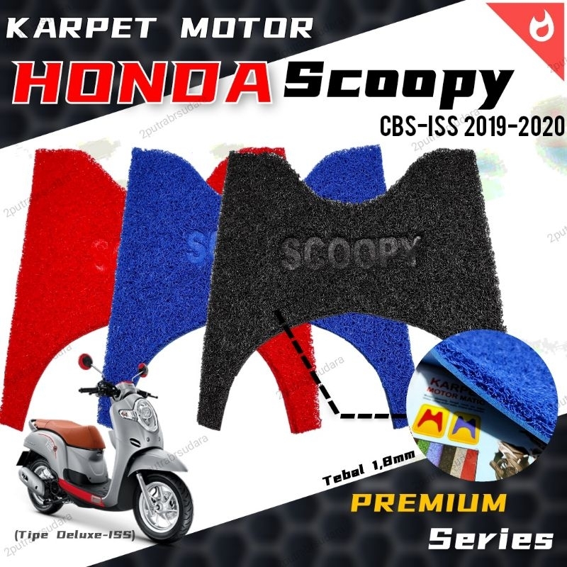Karpet Motor SCOOPY 2020/2018 CBS SERABUT BULU / KARPET SCOOPY  /KARPET SCOOPY Fi