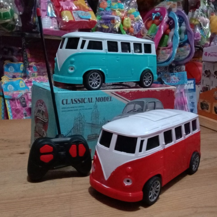 Rc bus classic / mainan anak /  bus rc