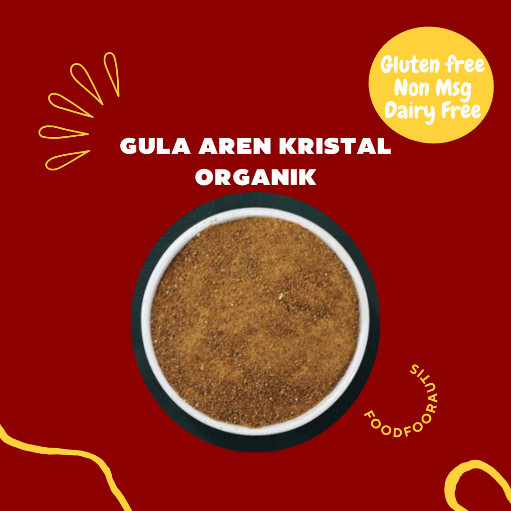 

Gula Aren Kristal Organik Gluten Free Msg Free