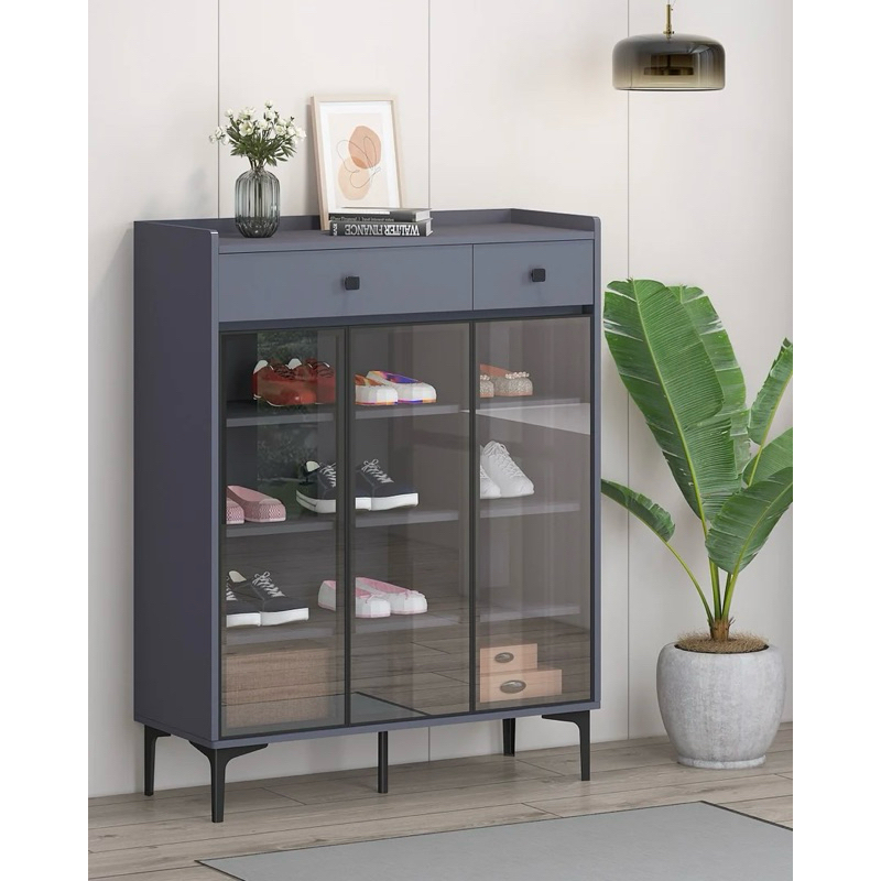 RAK SEPATU KACA / RAK BUKU / RAK HIAS