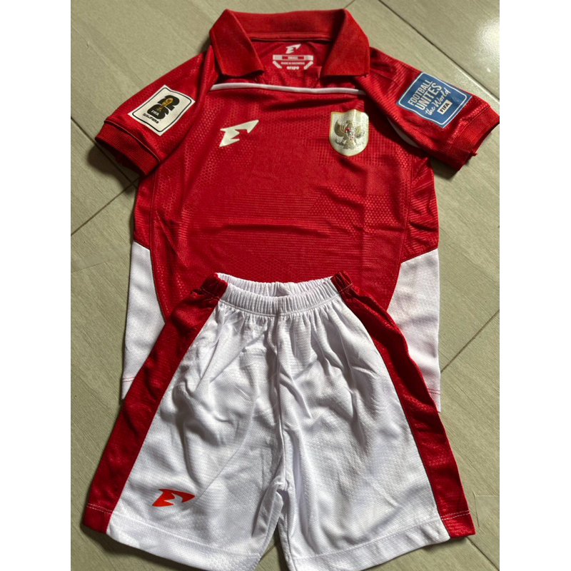 jersey timnas indonesi anak terbaru 2025 replika GO premium