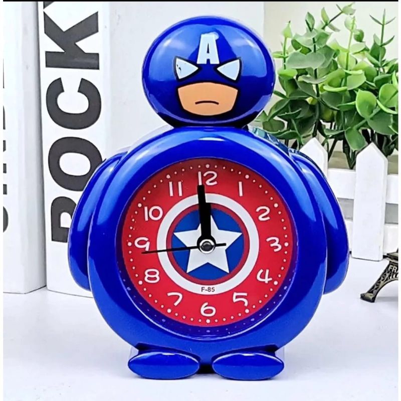 Jam Weker Alarm Twin Bell Super Hero Spiderman Terlaris/Termurah