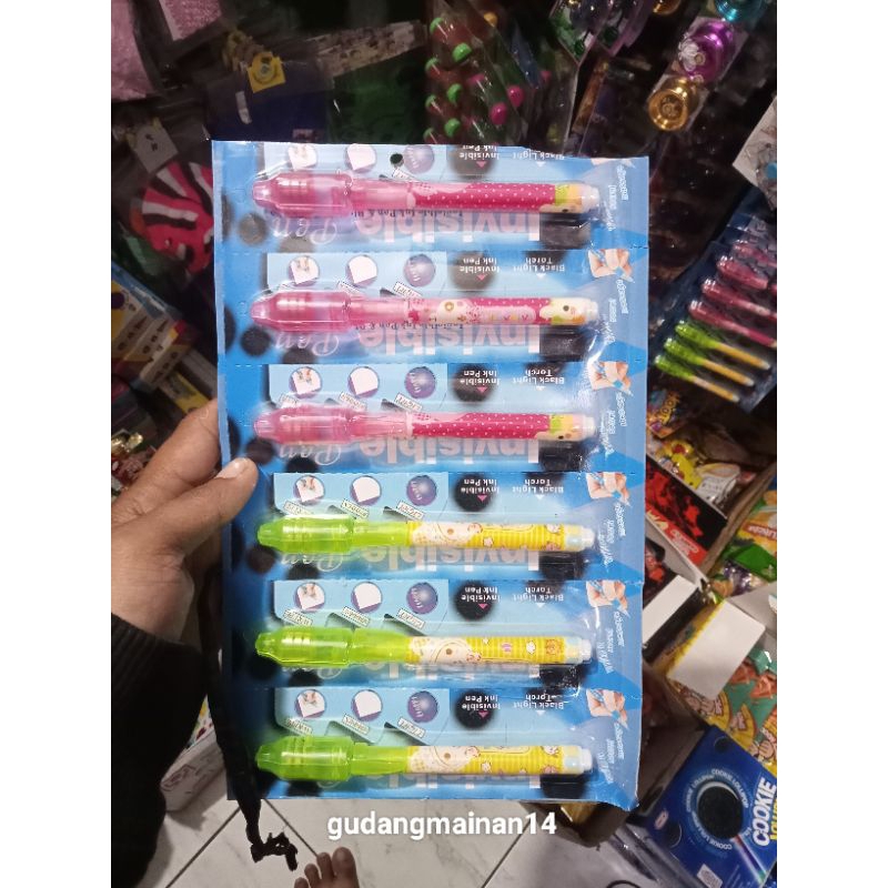 

6Pc Pulpen Contek Nyala Led