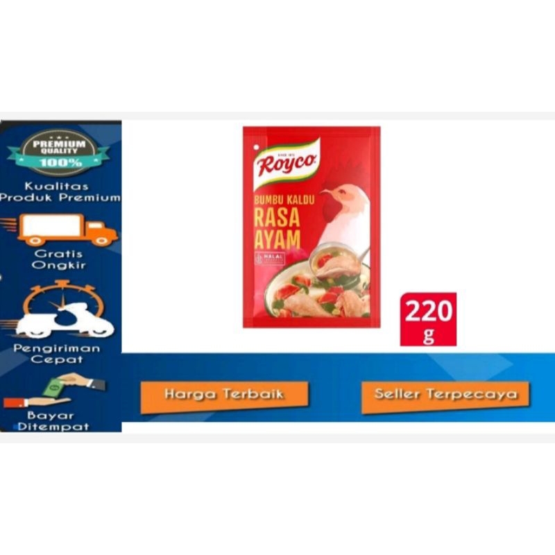

Royco Bumbu Penyedap Rasa Ayan 220 Gr / ratnstore_