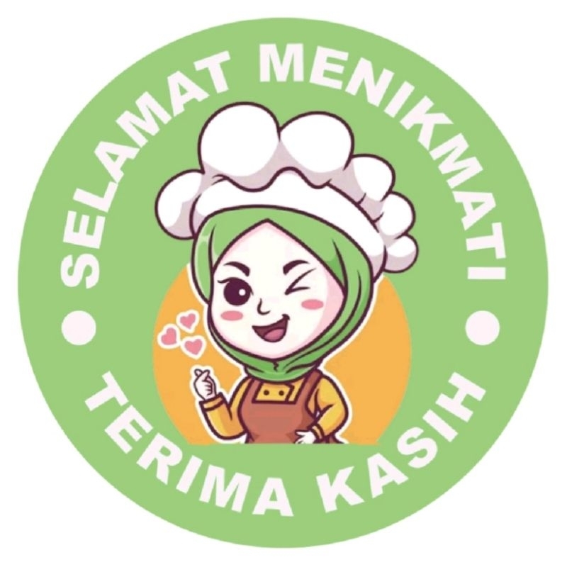 

[100pcs] (FREE GIFT) Stiker Terima Kasih| Selamat Menikmati| Stiker Bulat| Stiker Jajan Pasar| Kue Cathering