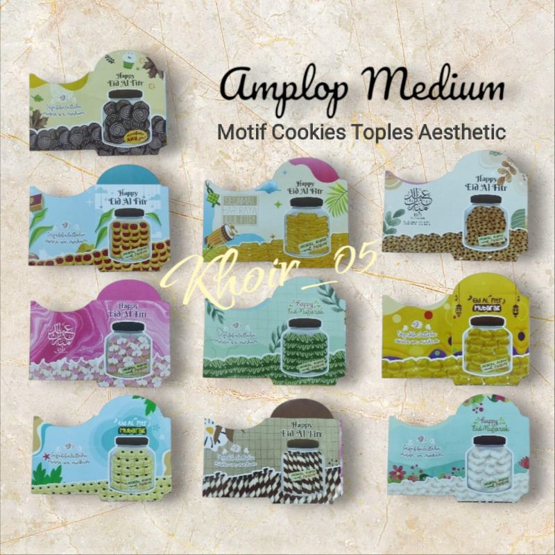 

1 PACK ISI 10 PCS AMPLOP LEBARAN IDUL FITRI // UK.MEDIUM // EDISI TERBARU MOTIF COOKIES TOPLES AESTHETIC // SIAP PAKAI