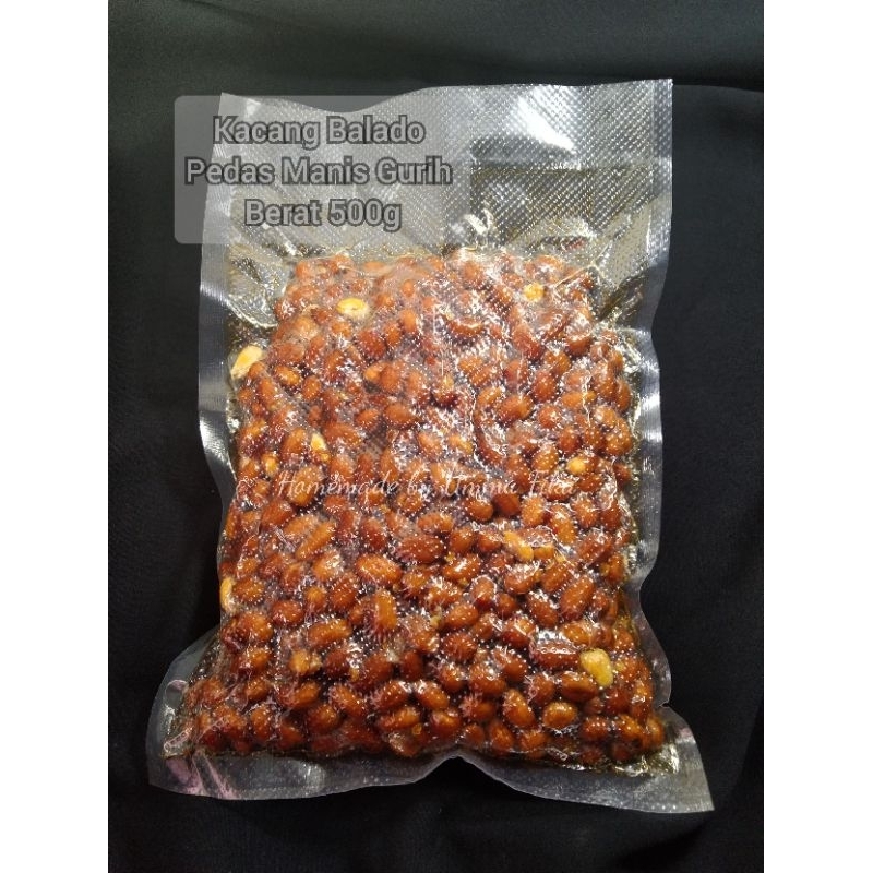 

kacang balado cemilan pedas manis gurih fresh homemade 500g