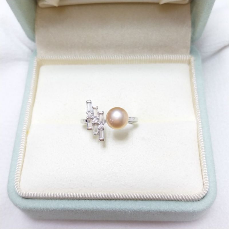 CINCIN MUTIARA ASLI AIR TAWAR BERSERTIFIKATKADO ULTAH UNIK WISUDA,  HADIAH ULANG TAHUN ISTIMEWA MAMA