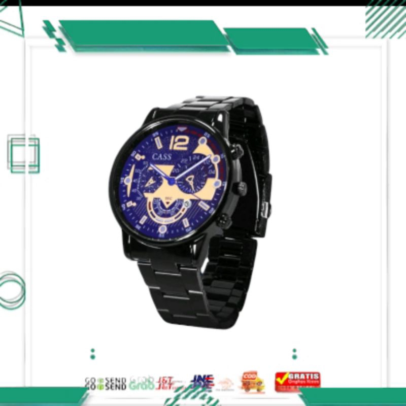 Jam Tangan Pria Bagus Murah Anti Air CASS Bonus Batre