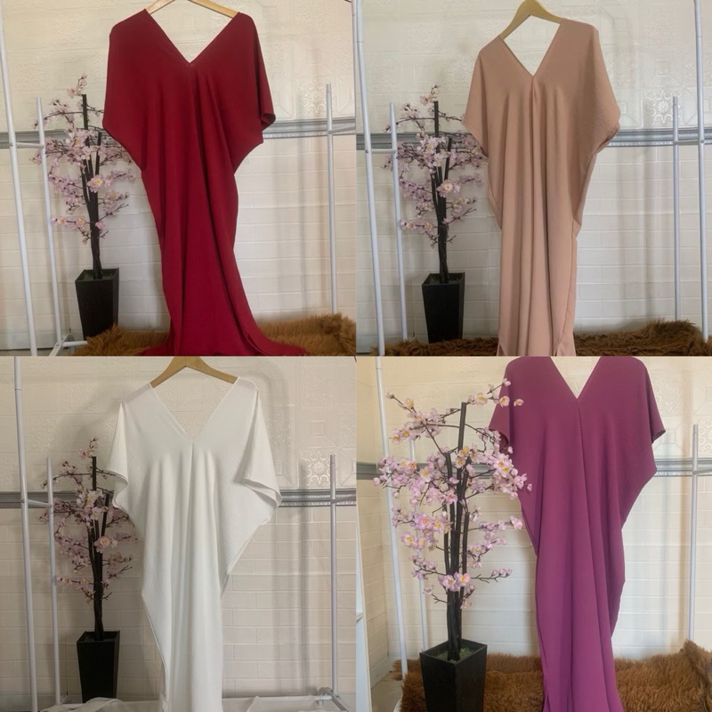 Long Dress Crinkle Outher Panjang Dress Wanita Tanpa Lengan