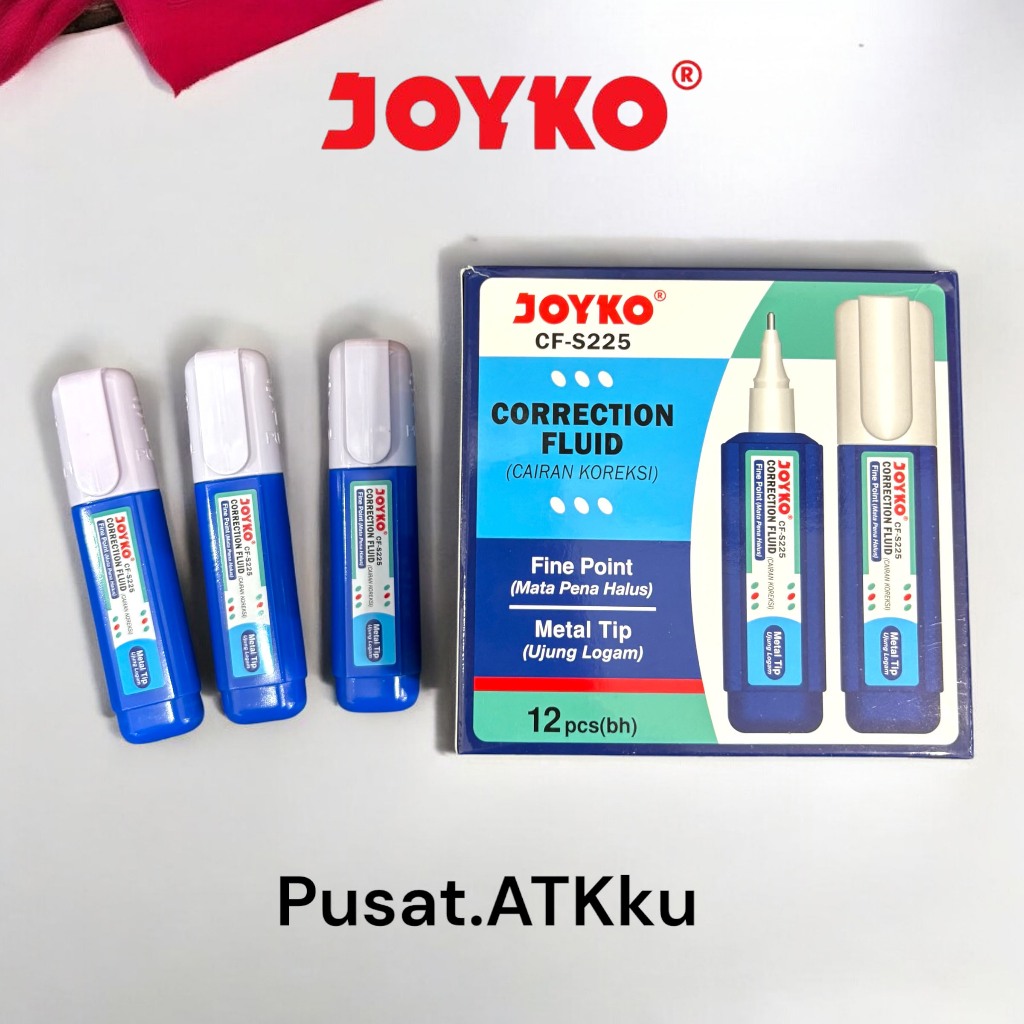 

Tipe X Cair Joyko CF-S225 / Joyko Correction Fluid / Tipe X Cair Murah